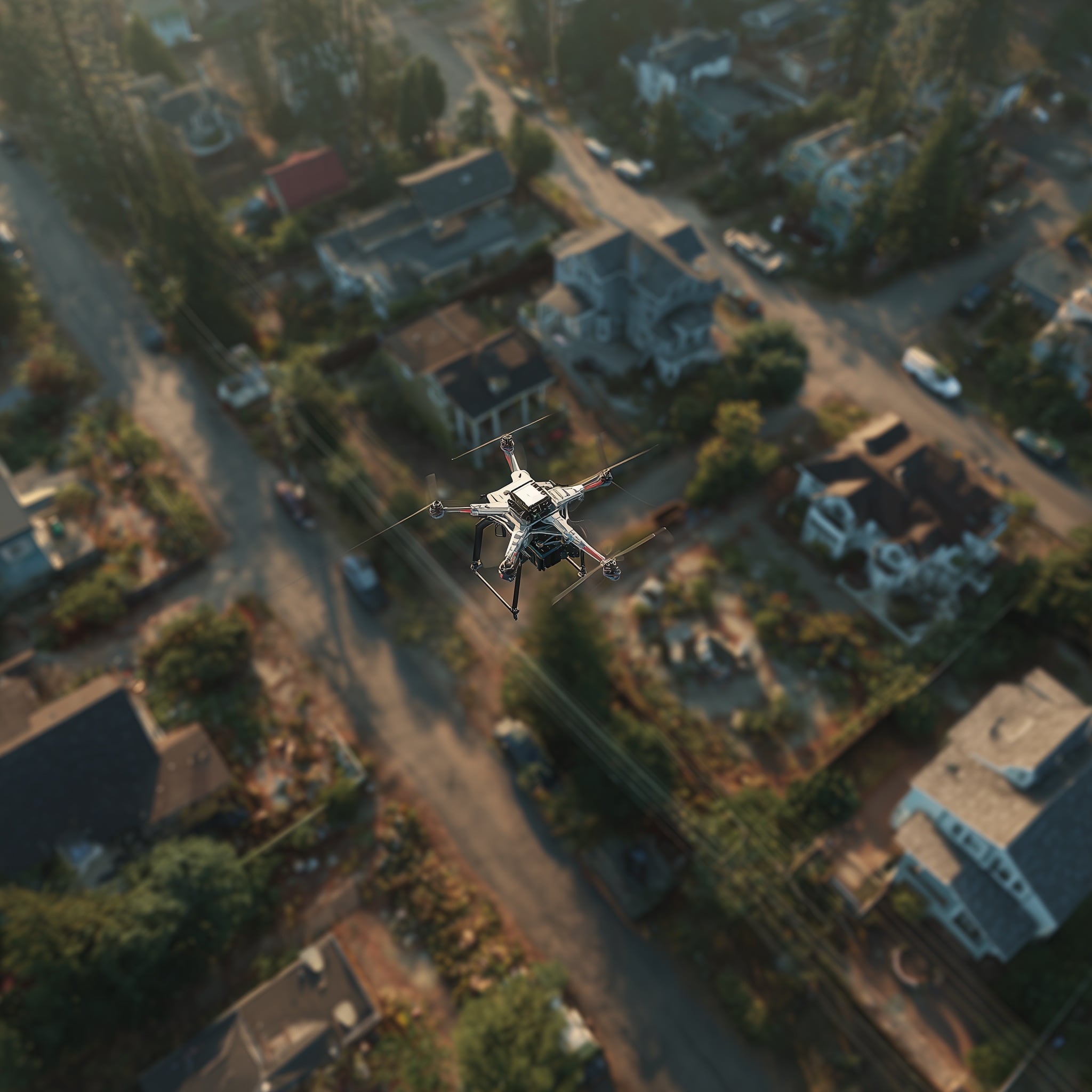Drone aerial view